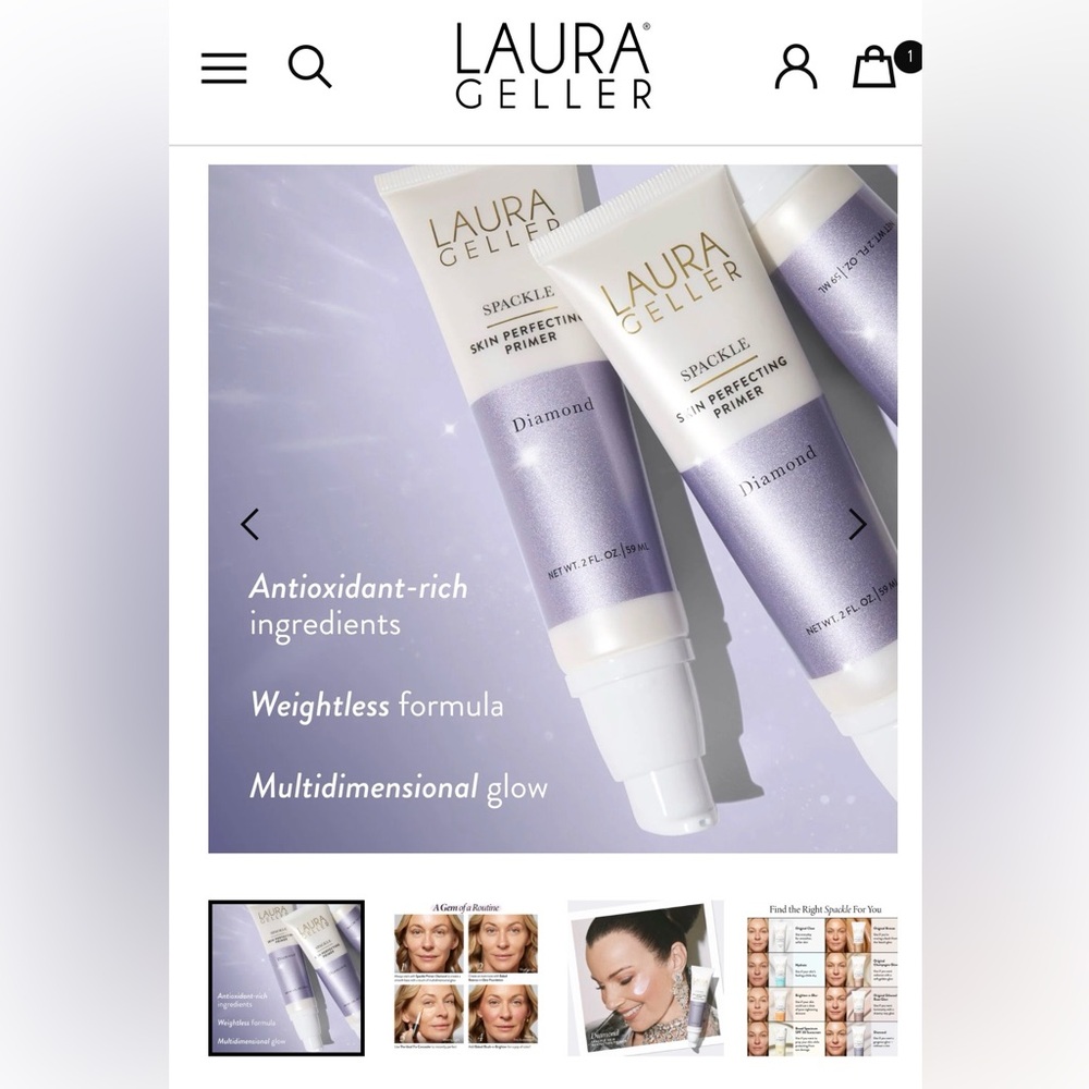 Laura Geller Cream-to-Gel Spackle with Antioxidants